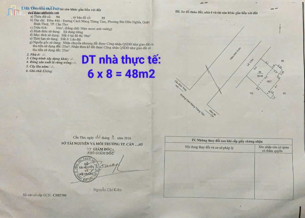 Nhà cũ mặt tiền Nguyễn Thị Tồn (Hẻm 444 CMT8 cũ), Bình Thuỷ, Cần Thơ