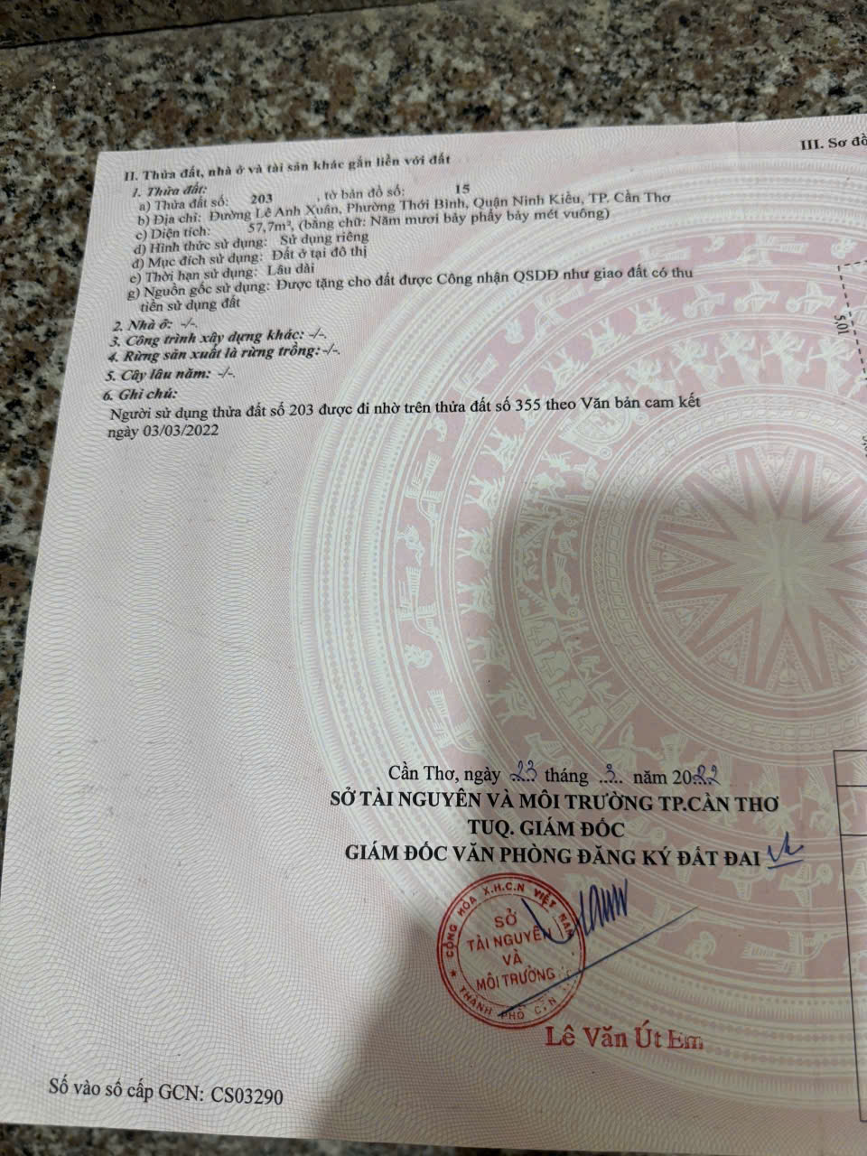 BÁN NỀN TRUNG TÂM NINH KIỀU - GIÁ 1,1 TỶ