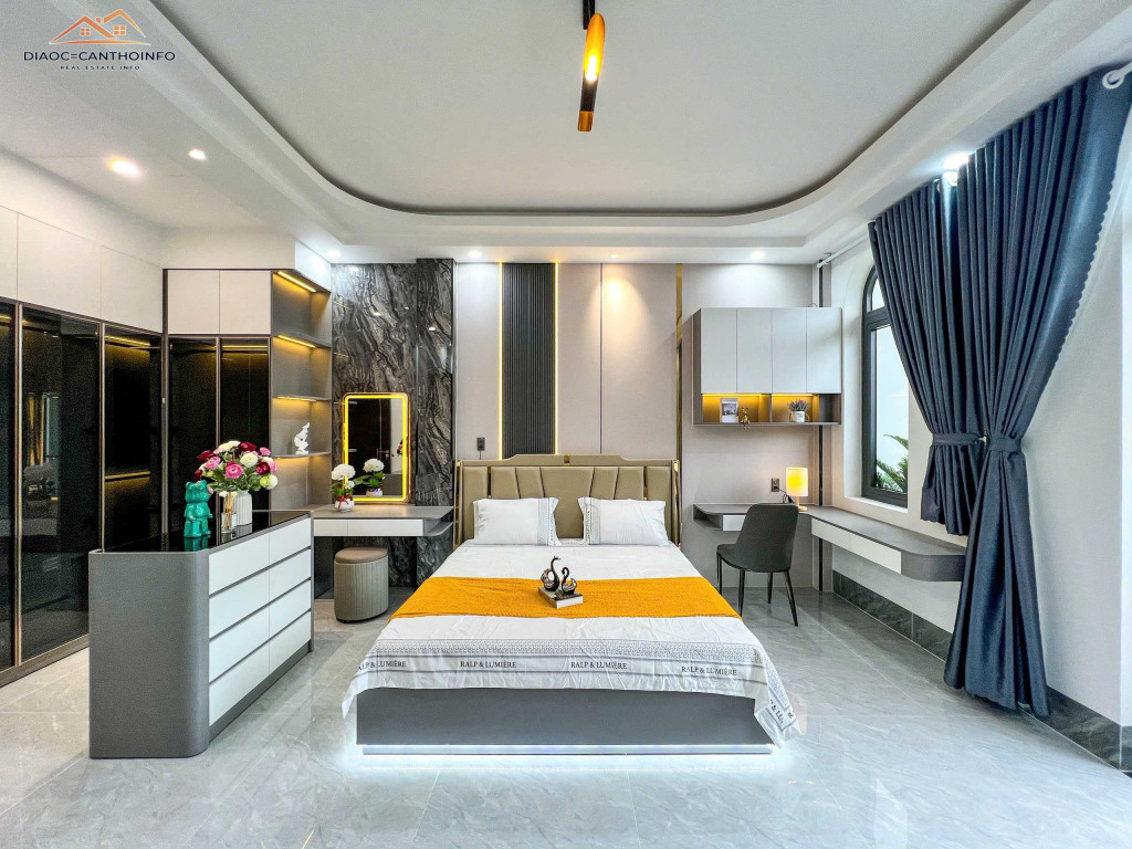 Nhà Phố Luxury 1 Trệt 2 Lầu Đường D15 KDC Hồng Loan, P. Cái Răng, Cần Thơ
